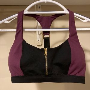Bombshell Sportswear Purple & Black Sportsbra